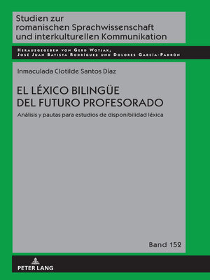 cover image of El léxico bilinguee del futuro profesorado